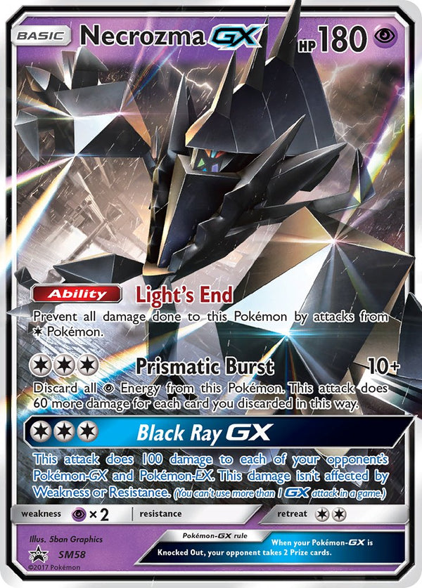 Necrozma GX - SM58 (SM:PR) Promo - Near Mint Holofoil