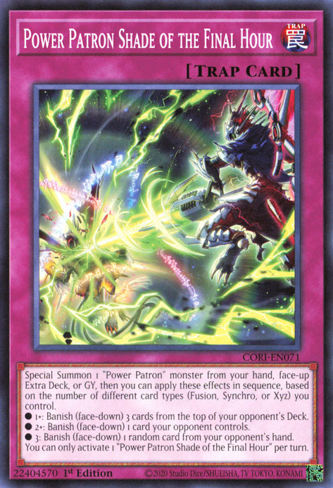 Power Patron Shade of the Final Hour (CORI-EN071)