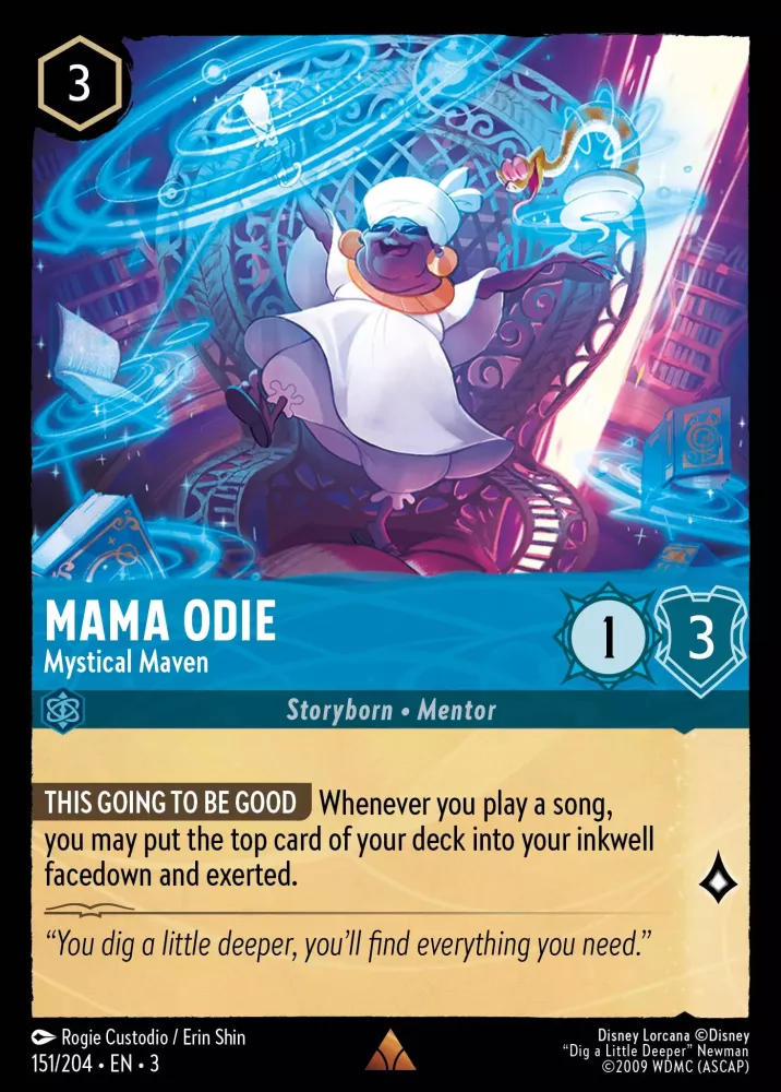 Mama Odie - Mystical Maven (Into the Inklands 151/204) Rare - Near Mint