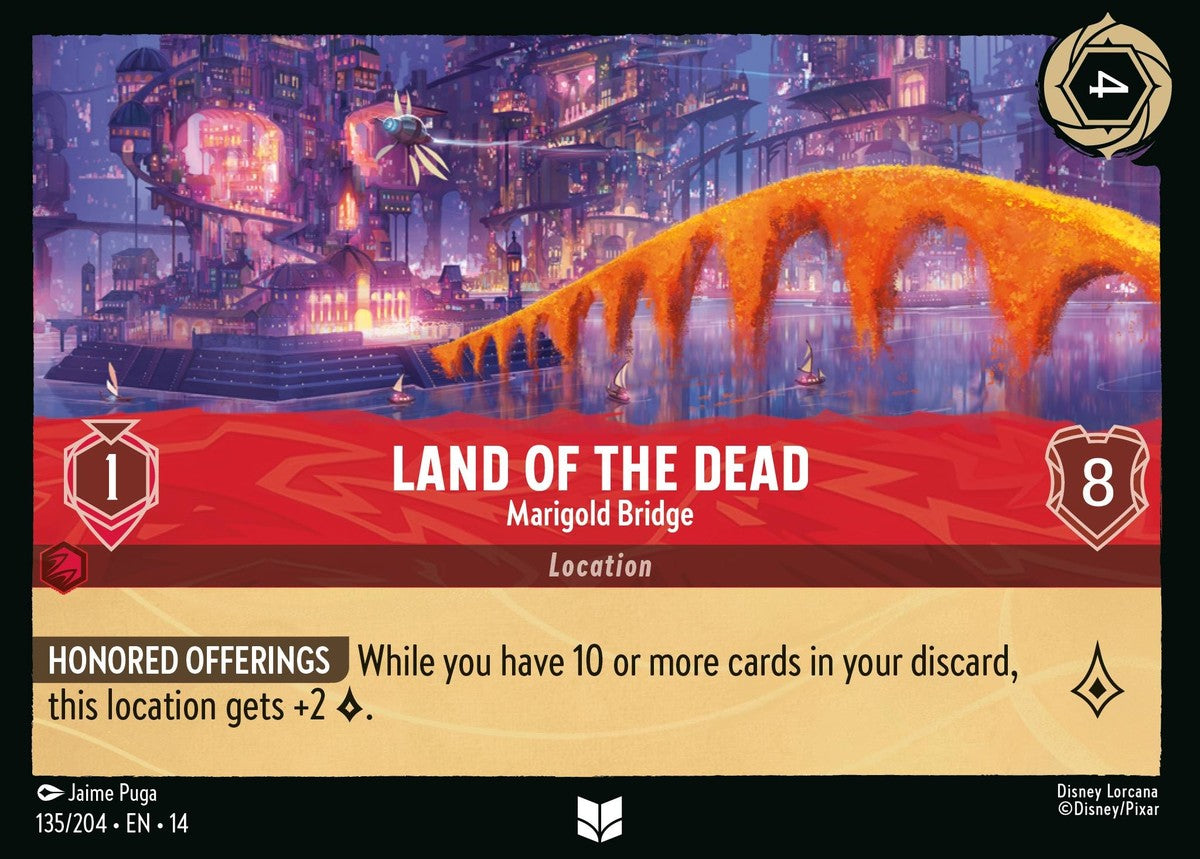 Land of the Dead - Marigold Bridge (135/204 - Hyperia City) Uncommon