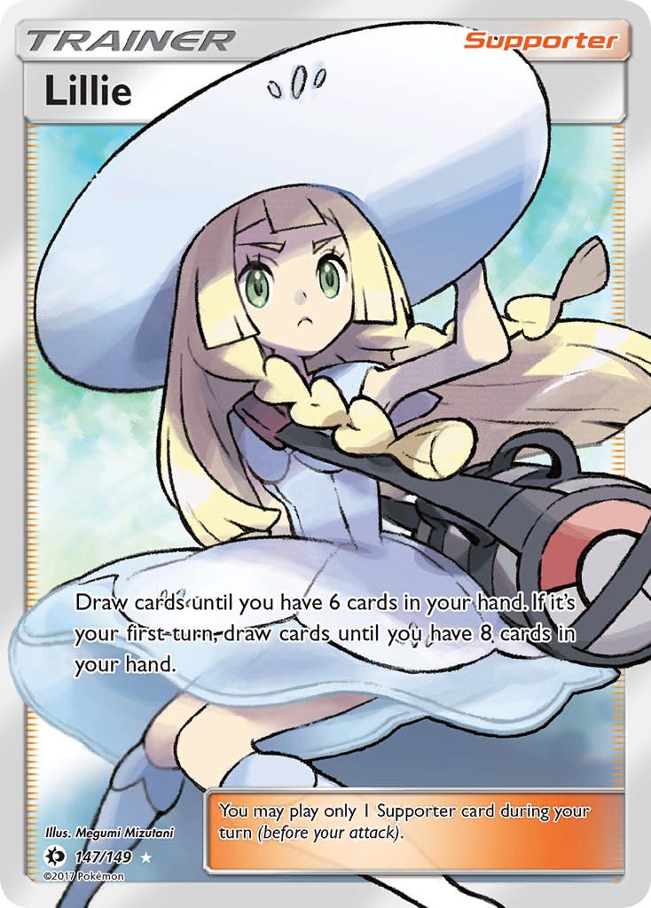 Lillie (Full Art) - 147/149 (SM01) Ultra Rare - Light Play Holofoil