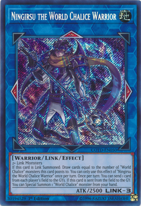 Ningirsu the World Chalice Warrior (COTD-EN050) Near Mint 1st Edition - Secret Rare