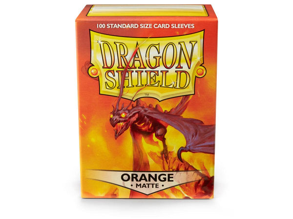 Dragon Shield: Standard - Matte: Orange 100 Count