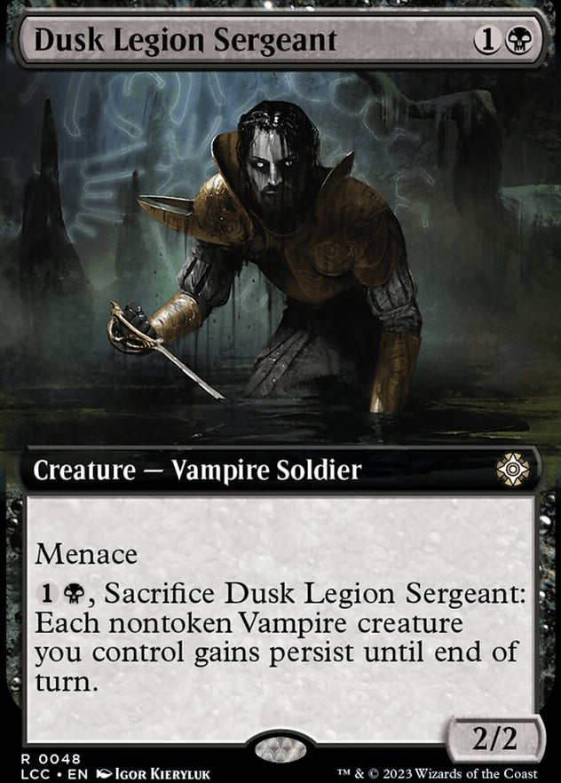 Dusk Legion Sergeant [#0048 Extended Art] (LCC-R)
