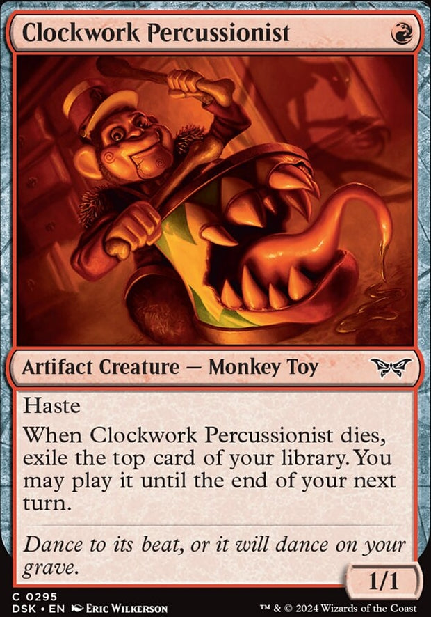 Clockwork Percussionist [#0295 Lurking Evil Art Variant] (DSK-C)