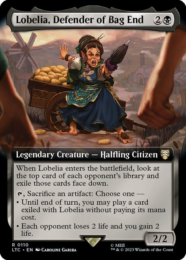 Lobelia, Defender of Bag End [#0110 Extended Art] (LTC-R)