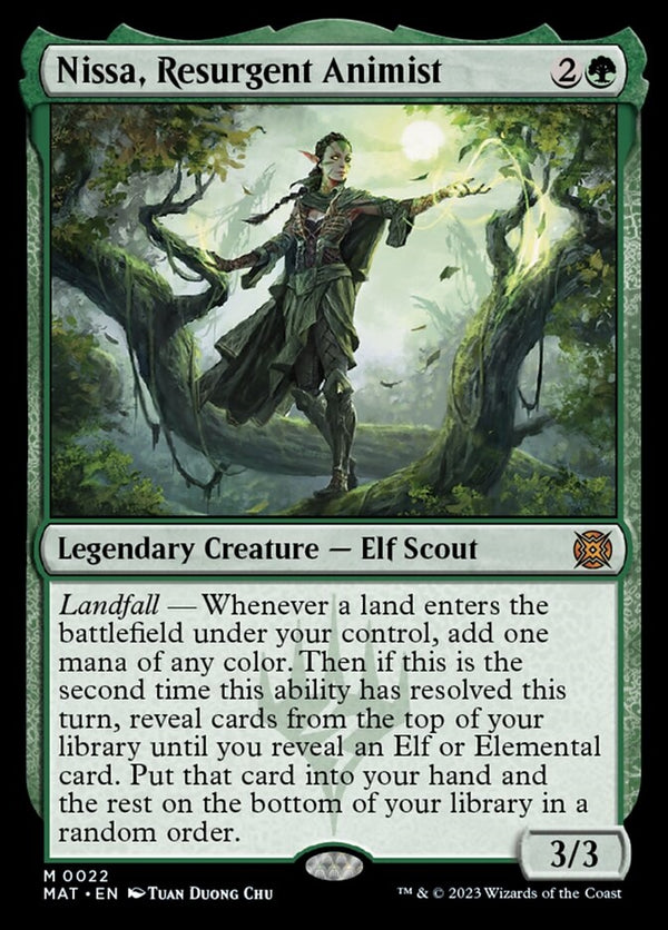 Nissa, Resurgent Animist [#0022] (MAT-M)