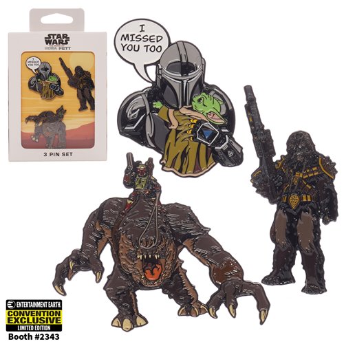 Book of Boba Fett I missed you 3-Piece Pin Set