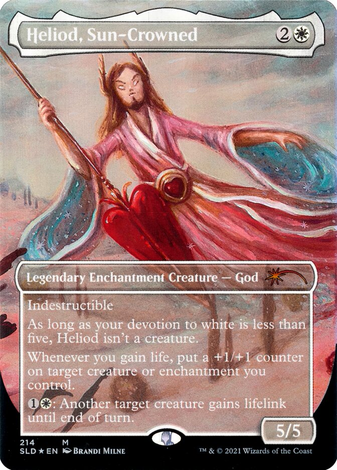 Heliod, Sun-Crowned [#214] (SLD-M)