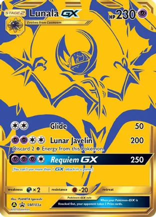 Lunala GX - SM103a (SM:PR) Promo - Near Mint Holofoil