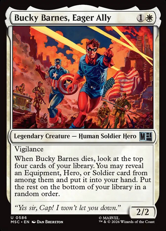 Bucky Barnes, Eager Ally [ #0586 ] (MSC-U)