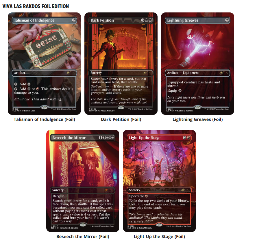 MTG: Secret Lair Viva Las Rakdos Foil Edition