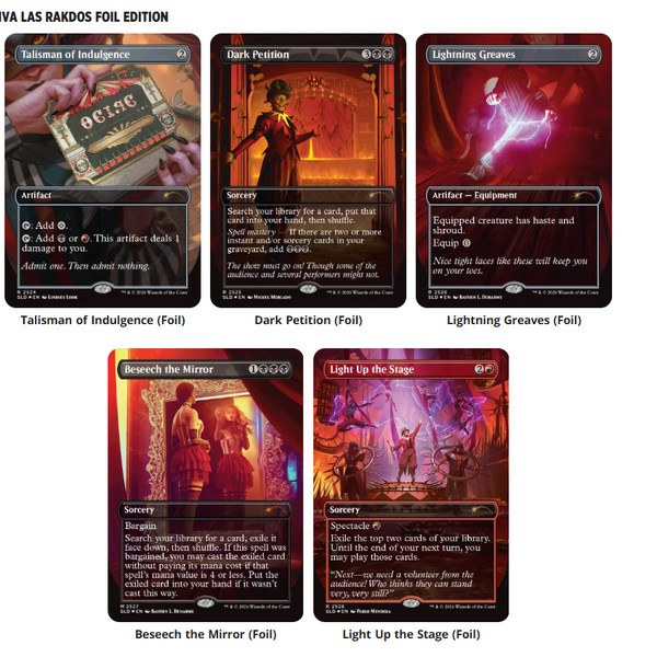 MTG Secret Lair Viva Las Rakdos Foil 未開封 MTG: Secret Lair Viva Las Rakdos Foil Edition