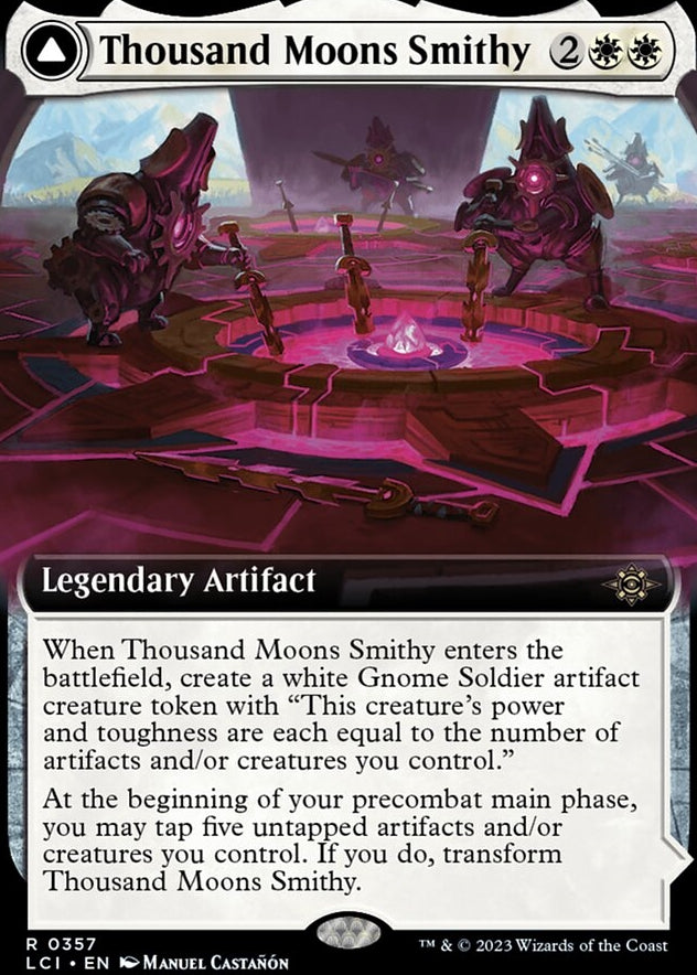 Thousand Moons Smithy // Barracks of the Thousand [#0357 Extended Art] (LCI-R)