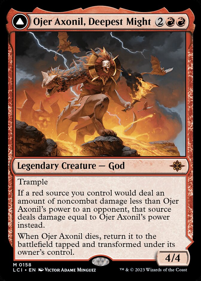 Ojer Axonil, Deepest Might // Temple of Power [#0158] (LCI-M) Light Play