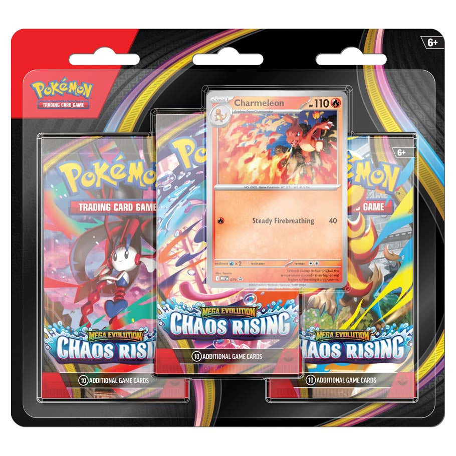 Pokemon TCG: ME04 Chaos Rising - 3-Booster Blister (Release Date: 05.18.2026)