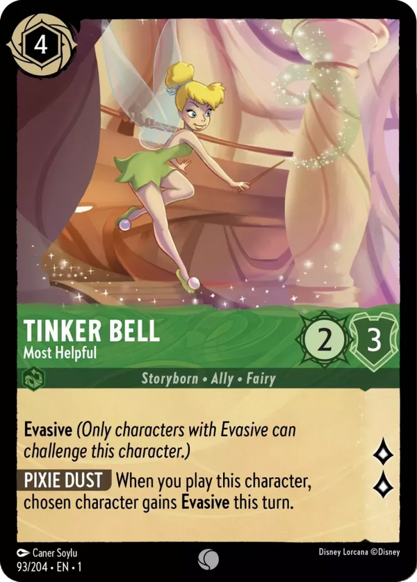 Tinker Bell - Most Helpful (The First Chapter 93/204) Common - Near Mint