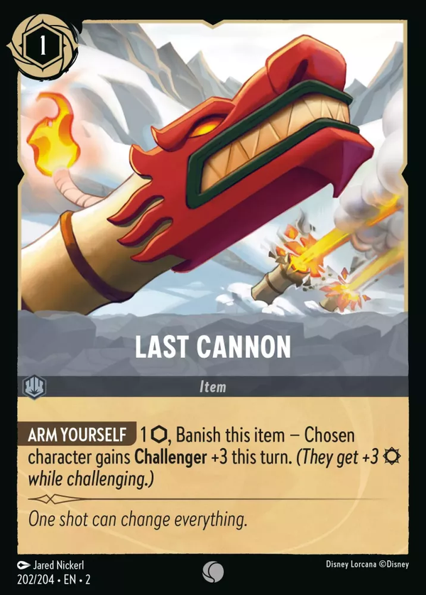 Last Cannon (Rise of the Floodborn 202/204) Common - Near Mint