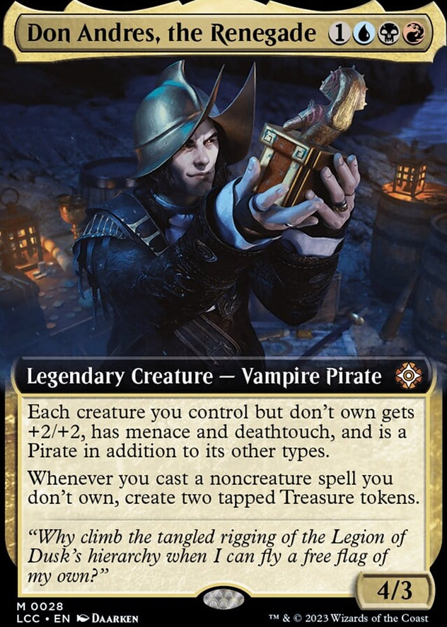 Don Andres, the Renegade [#0028 Extended Art] (LCC-M)