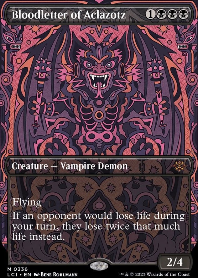 Bloodletter of Aclazotz [#0336 Borderless] (LCI-M)
