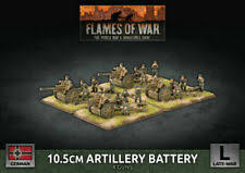 Flames of War: WWII: German (GBX13) - 10.5cm Artillery Battery (Late) (OOP)
