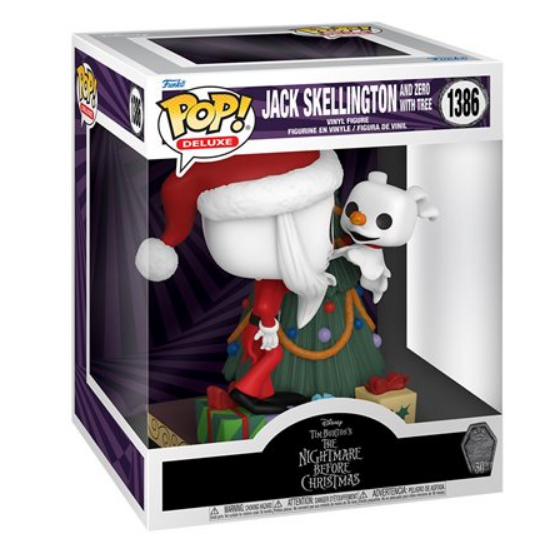 POP Figure Moment: Disney Nightmare Before Christmas #1386 - Jack Skellington and Zero w/Tree