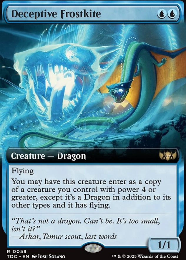 Deceptive Frostkite [ #0059 Extended Art ] (TDC-R)