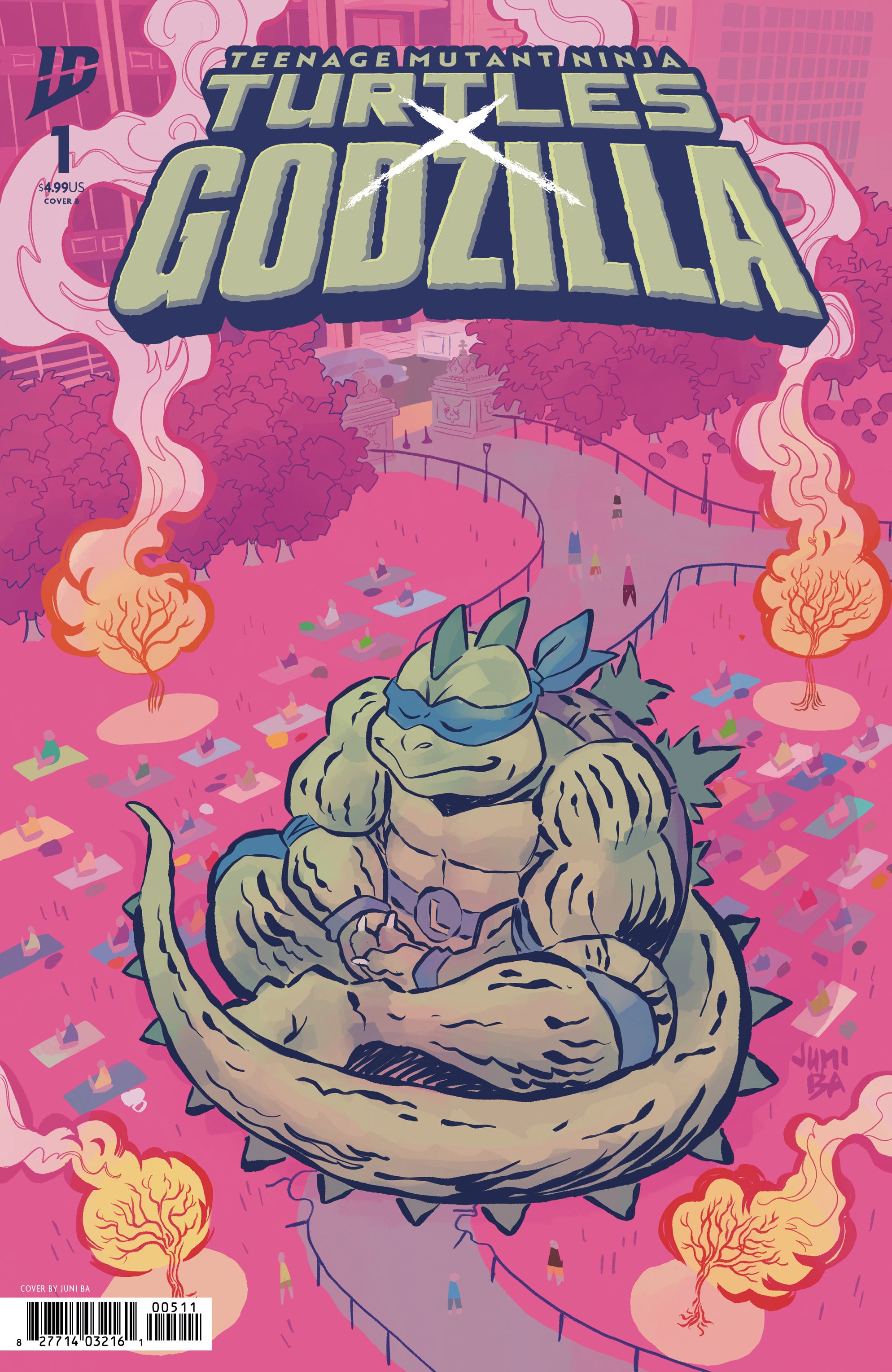 Teenage Mutant Ninja Turtles x Godzilla #1 Variant B (Ba)