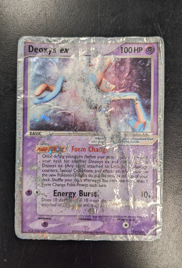 Deoxys ex (97/107) Water Damaged