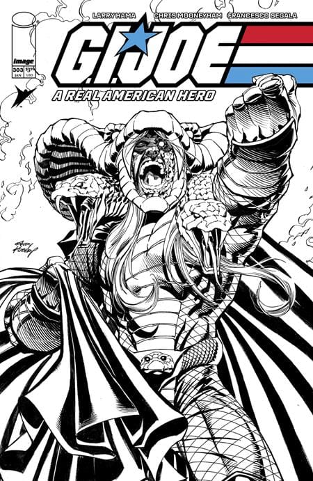 GI JOE A REAL AMERICAN HERO #303  CVR B ANDY KUBERT VAR