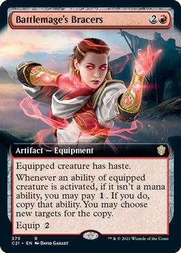 Battlemage's Bracers [Extended Art] (C21-R)