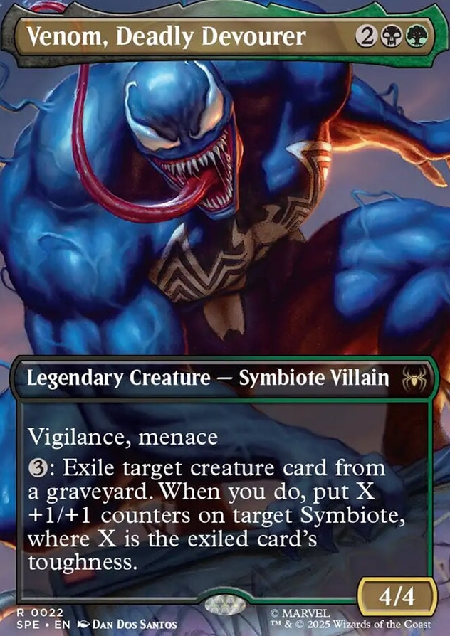 Venom, Deadly Devourer [ #0022 Borderless ] (SPE-R)