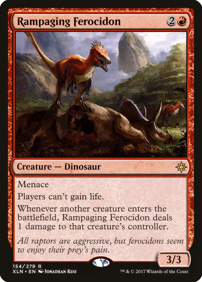 Rampaging Ferocidon (XLN-R) Moderate Play