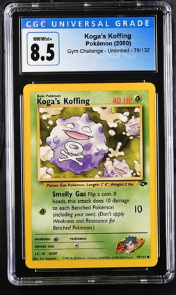 Koga's Koffing - 79/132 (G2) Common (Graded - CGC 8.5)