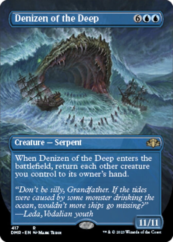 Denizen of the Deep [#417 Alternate Art Borderless] (DMR-R)