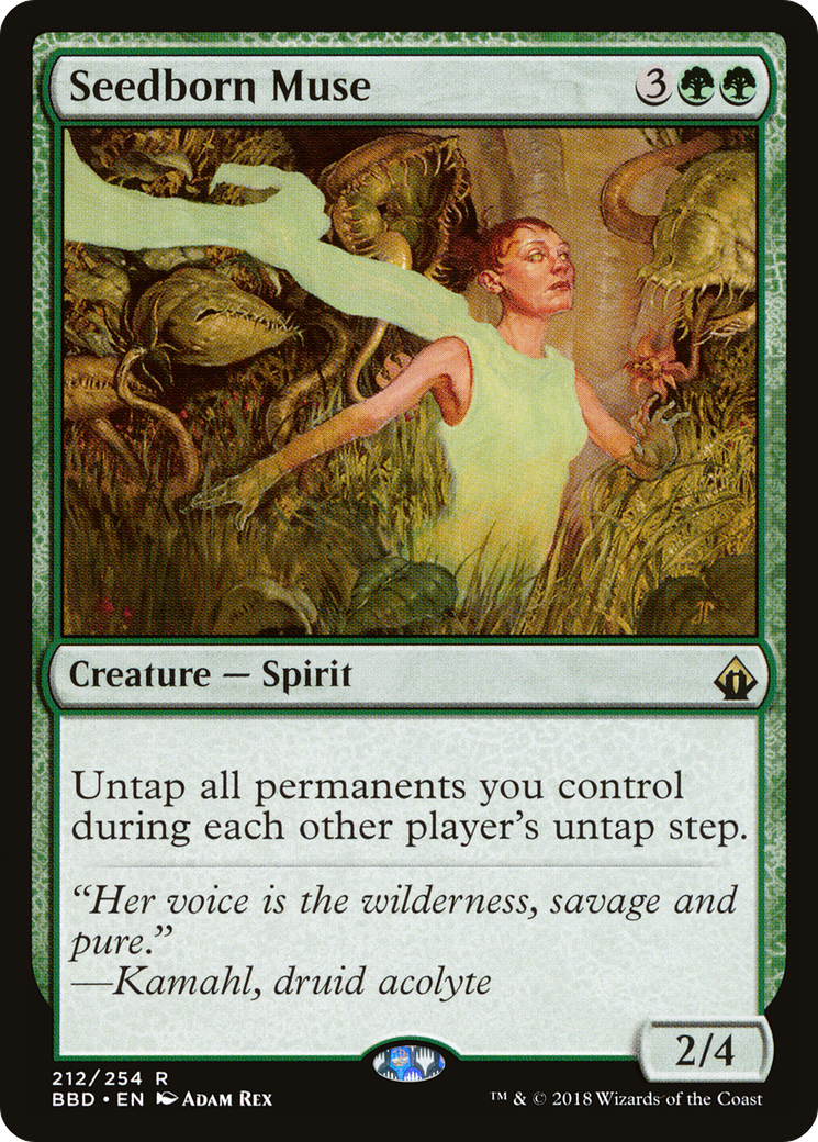 Seedborn Muse (BBD-R-FOIL) Moderate Play