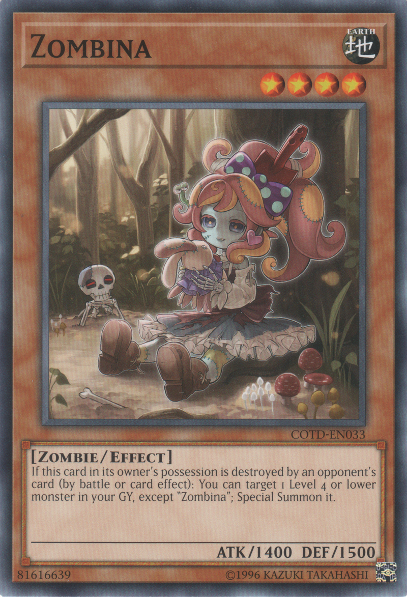 Zombina (COTD-EN033) Near Mint Unlimited - Common