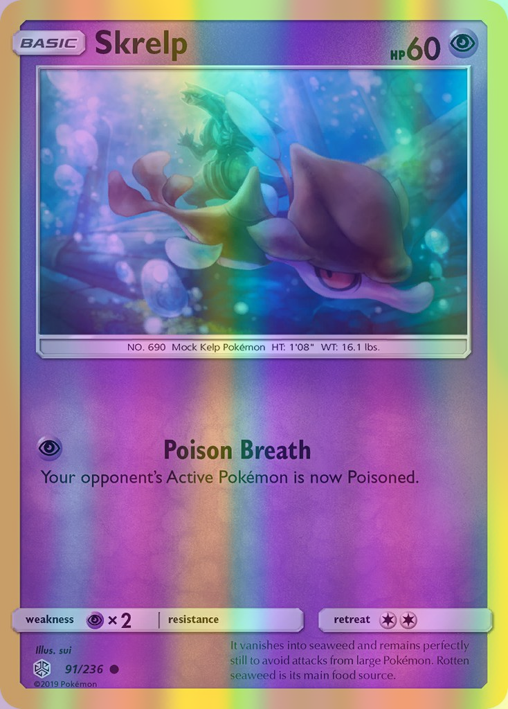 Skrelp - 091/236 (CEC) Common - Near Mint Reverse Holofoil