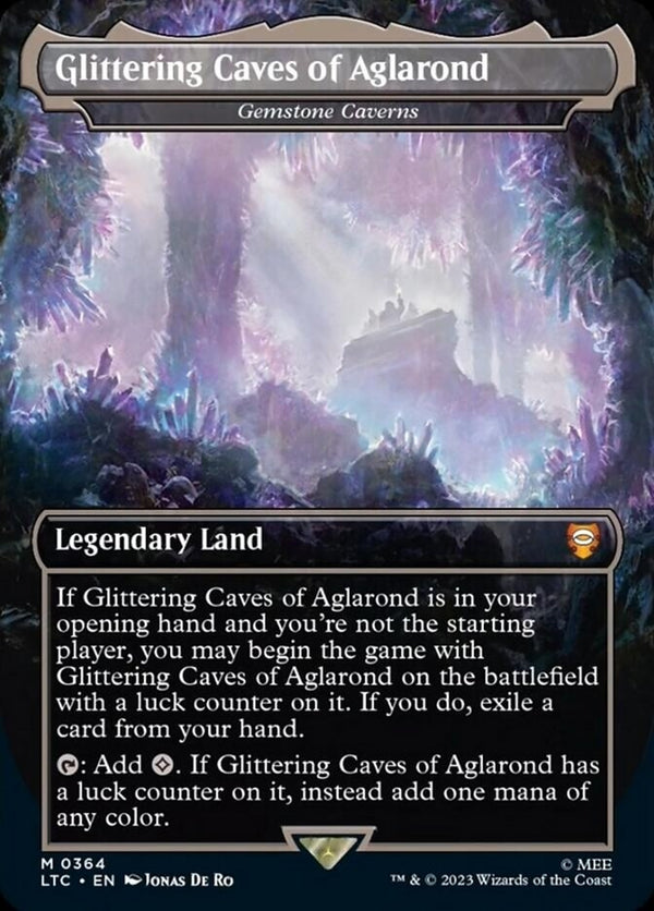 Glittering Caves of Aglarond - Gemstone Caverns [#0364 Alternate-Art Borderless] (LTC-M)