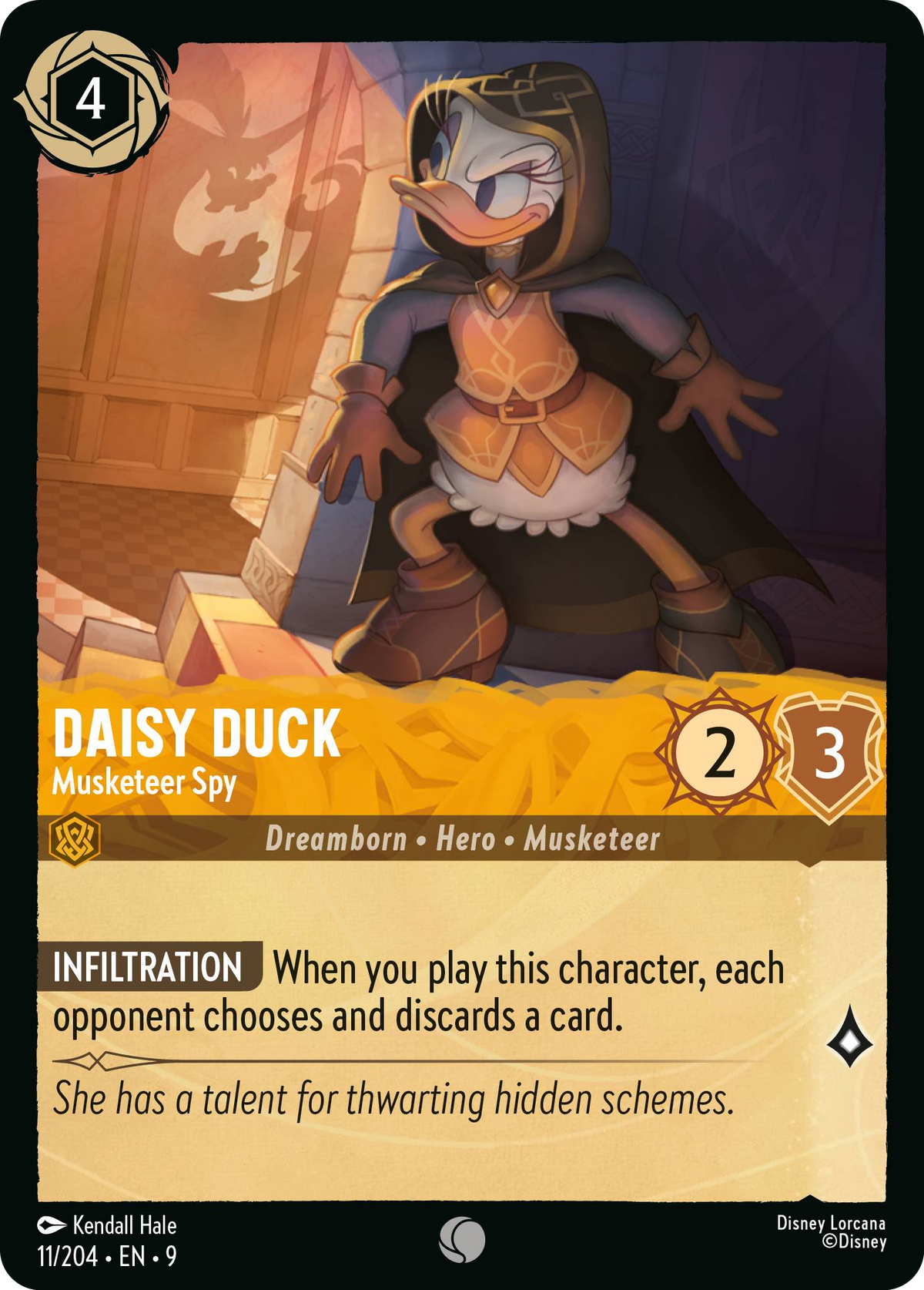 Daisy Duck - Musketeer Spy (011/204 - Fabled)  Common
