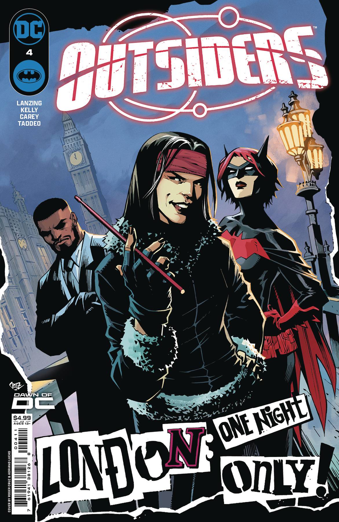 OUTSIDERS #4 CVR A ROGER CRUZ