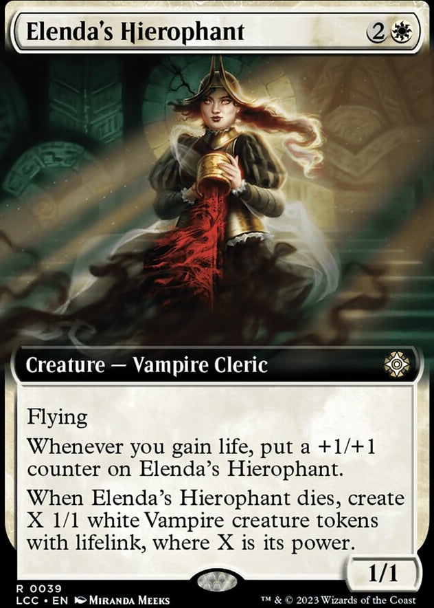 Elenda's Hierophant [#0039 Extended Art] (LCC-R)