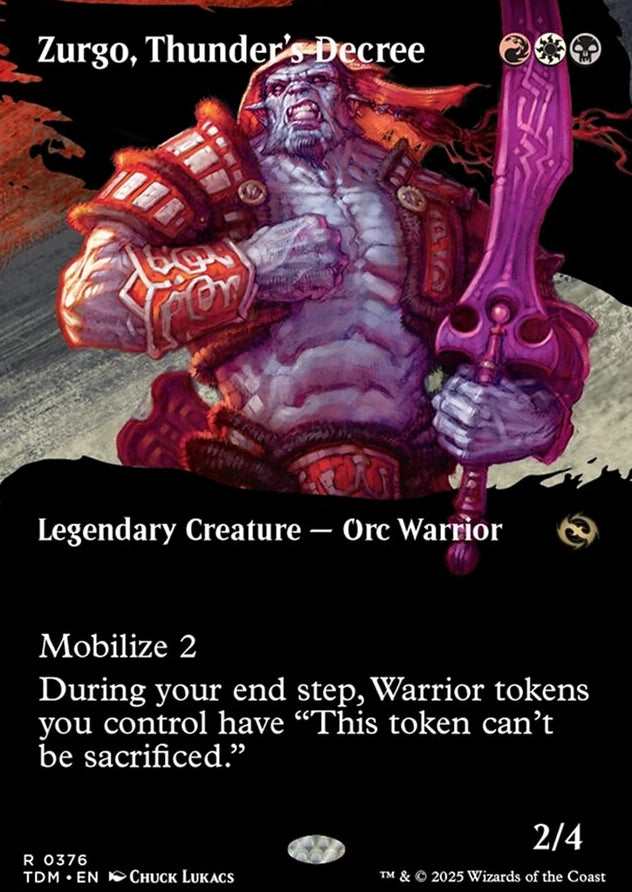 Zurgo, Thunder's Decree [ #0376 Borderless Clan ] (TDM-R)