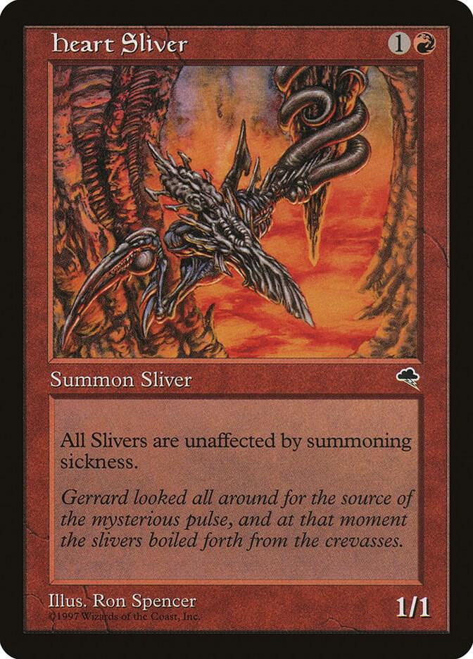 Heart Sliver (TMP-C) Moderate Play