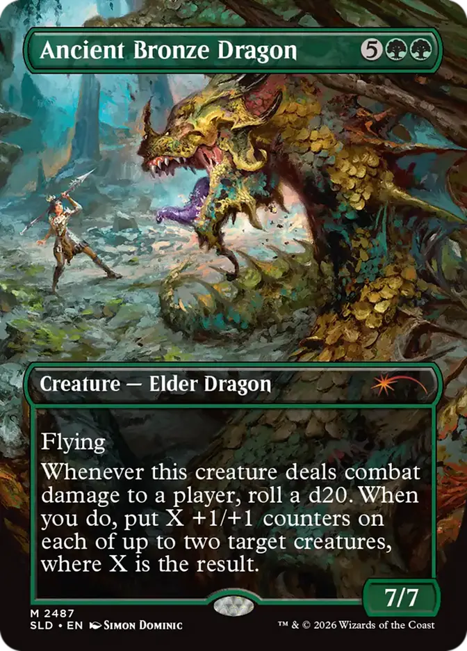Ancient Bronze Dragon [#2487] (SLD-M-FOIL)