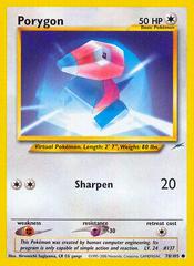 Porygon - 078/105 (N4) Common - Near Mint Unlimited