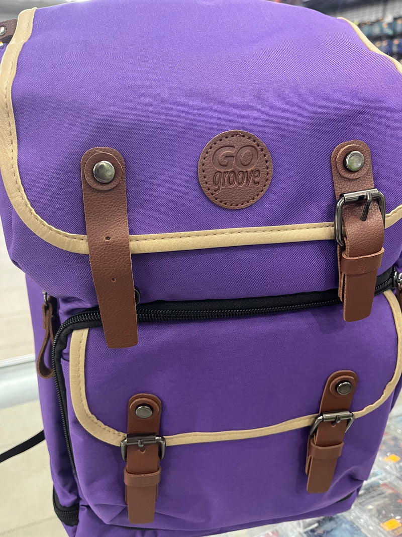 Enhance: Designer Card Backpack Purple (Missing 1 Buckle)