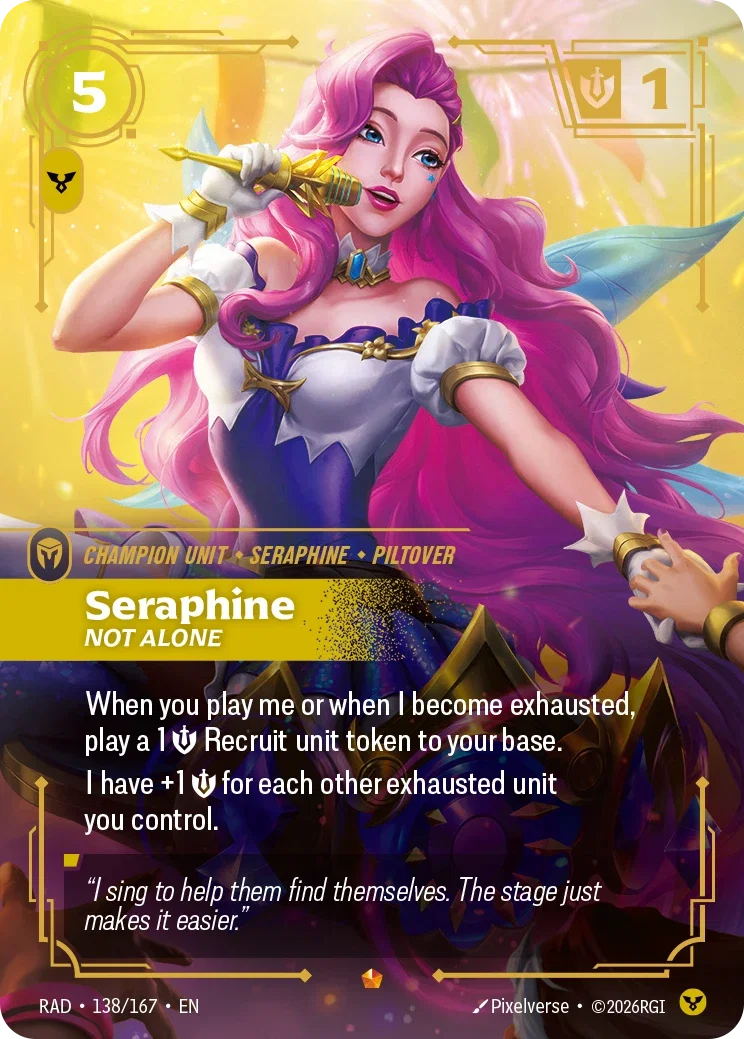 Seraphine, Not Alone - 138/167 (RAD) Epic
