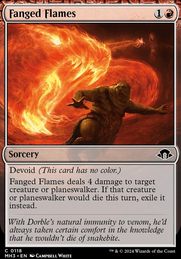 Fanged Flames [#0118] (MH3-C-FOIL)