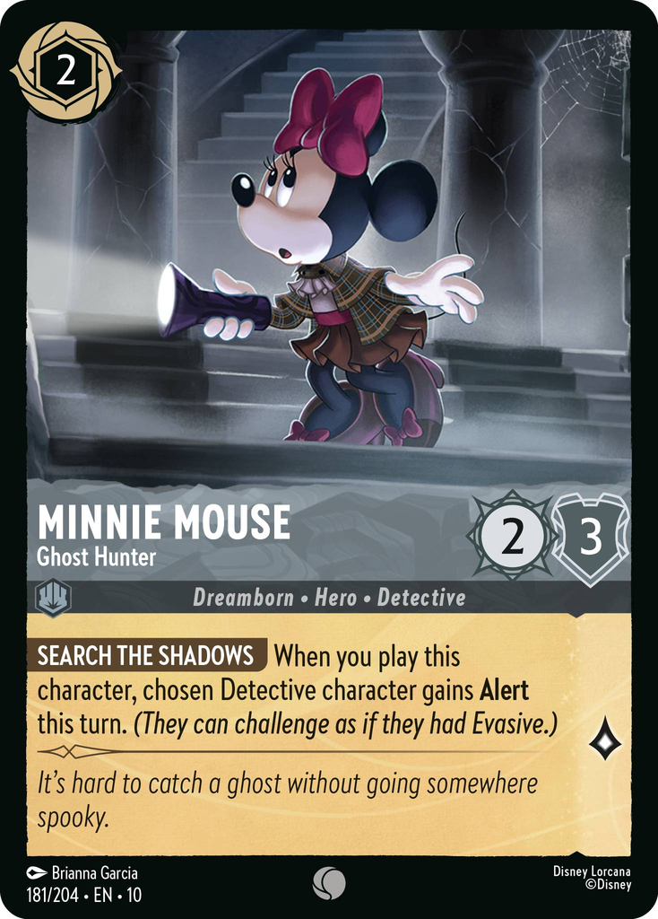 Minnie Mouse - Ghost Hunter (181/204 - Whispers in the Well) Common